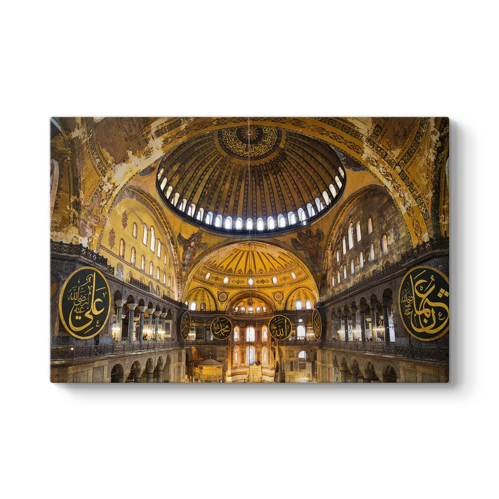 Ayasofya Camii Panorama Tablo